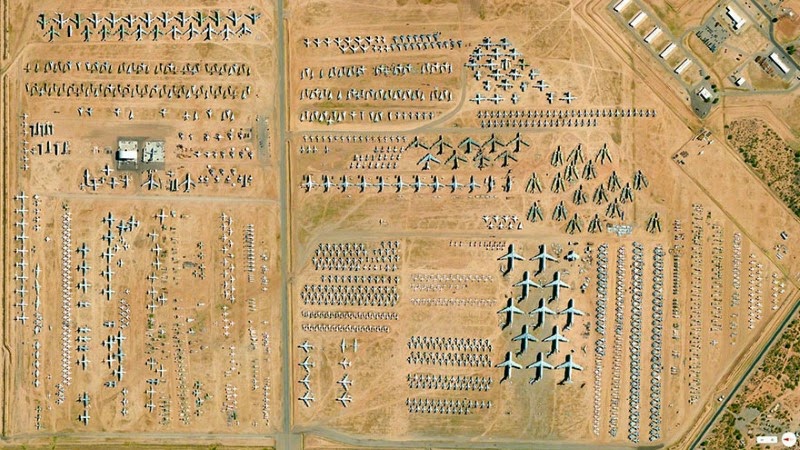 3. 309th Aerospace Maintenance and Regeneration Group - 17 Breathtaking Satellite Photos That Will Change How You See Our World