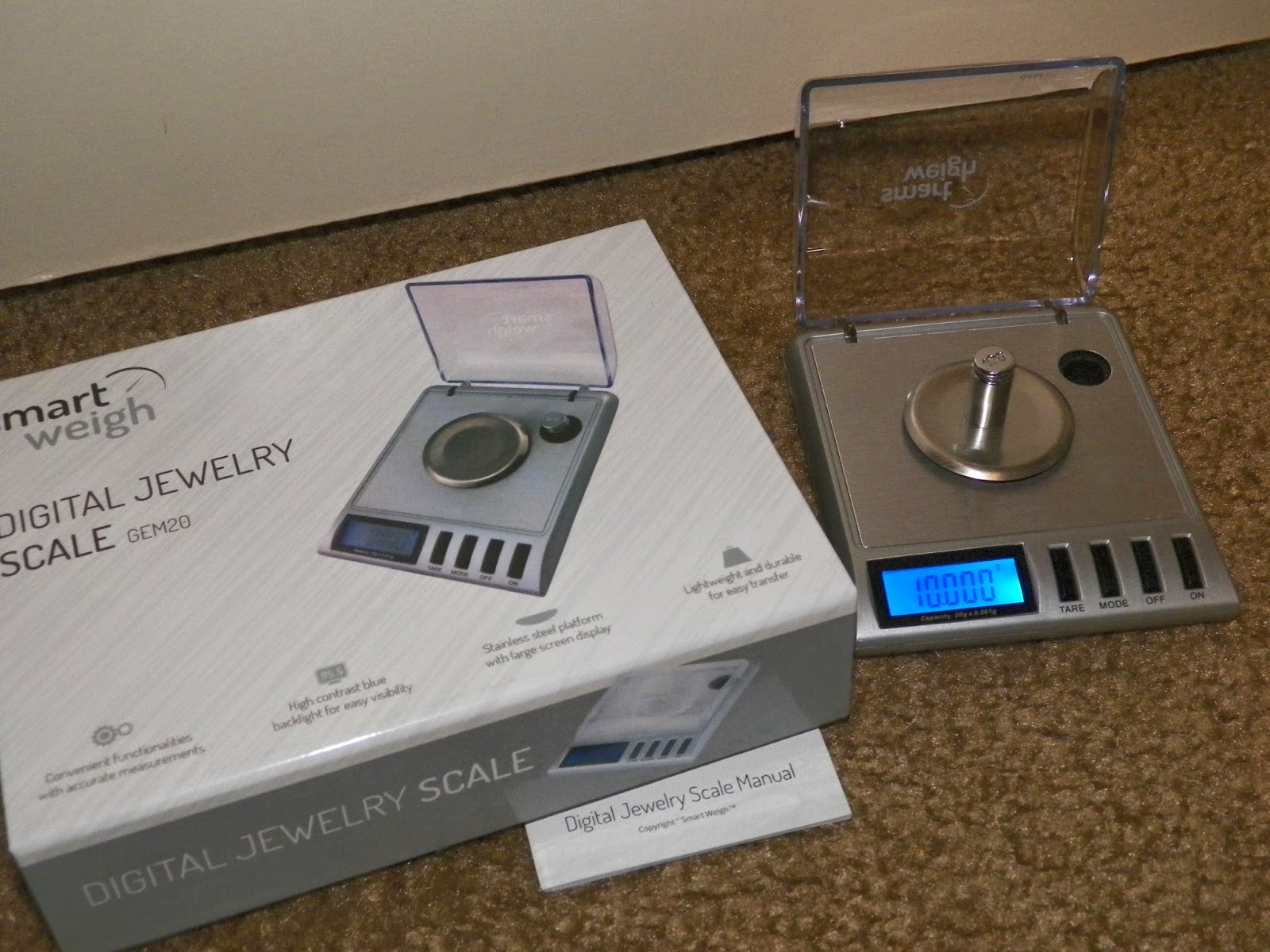 mygreatfinds Smart Weigh Digital Jewery Scale Review