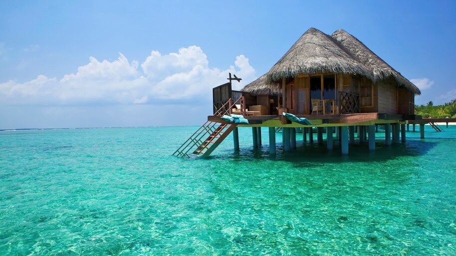 Bali, Island, Hut, Ocean, Sea, Scenery, 4K, #6.936