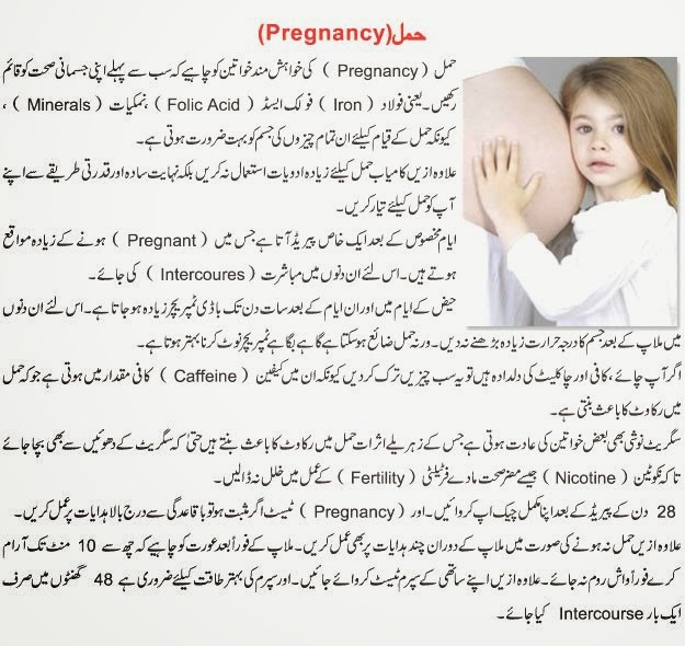 How to Get Pregnant Fast in Urdu - Tips to Pregnant Easy: All About ...