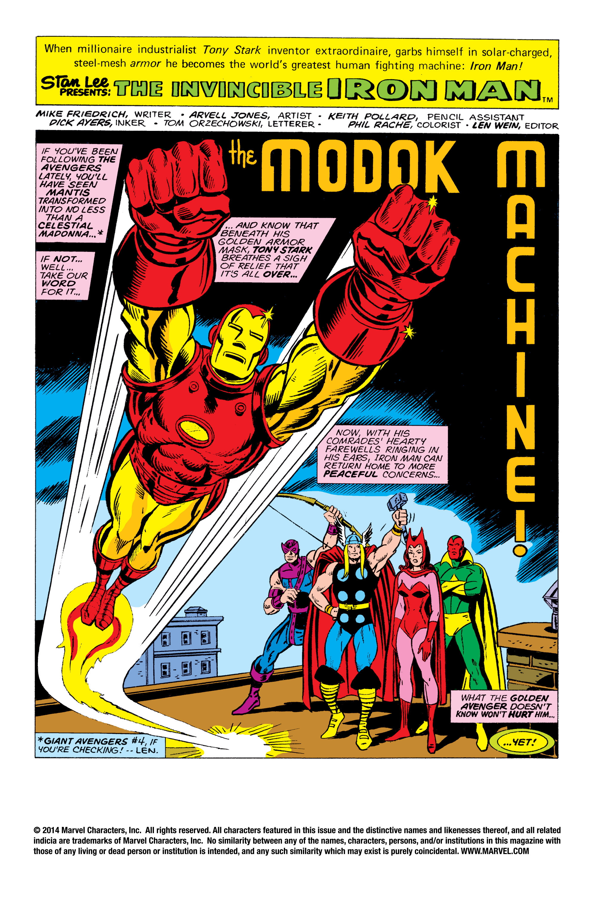 Read online Iron Man (1968) comic -  Issue #74 - 2