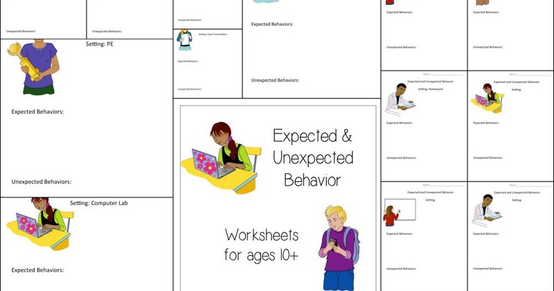 headlinesandmore: Expected & Unexpected Behavior Worksheets