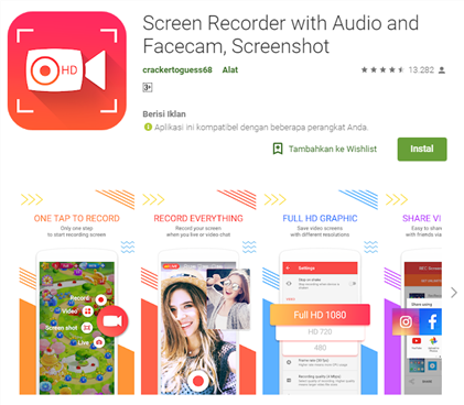  Aplikasi Perekam Layar (Screen Recorder) HP Terbaik di Android