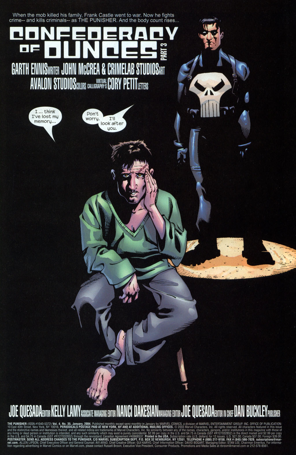 Read online The Punisher (2001) comic -  Issue #35 - Confederacy of Dunces - 2