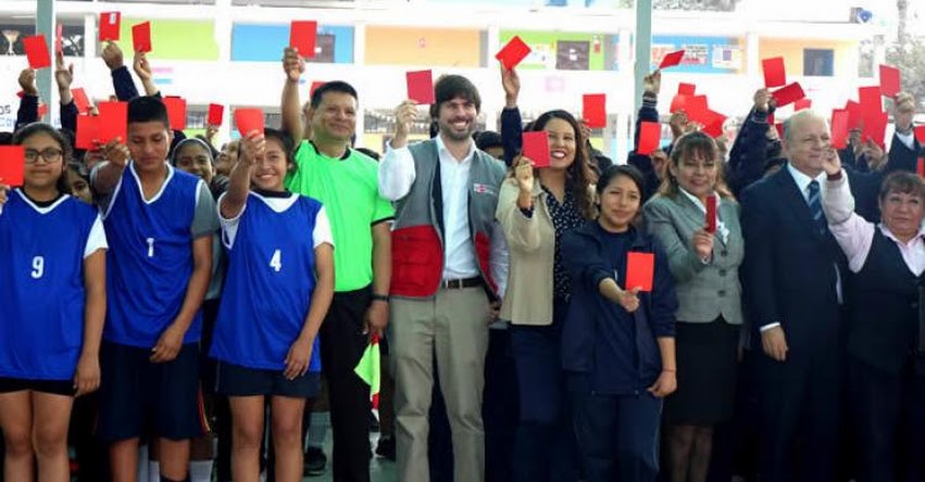MINEDU: Campaña «Sácale tarjeta roja a la violencia» avanza en todo el país - www.minedu.gob.pe MINEDU: Campaña «Sácale tarjeta roja a la violencia» avanza en todo el país - www.minedu.gob.pe