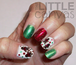gingerbread nail nails canvas xx christmas nailart butt