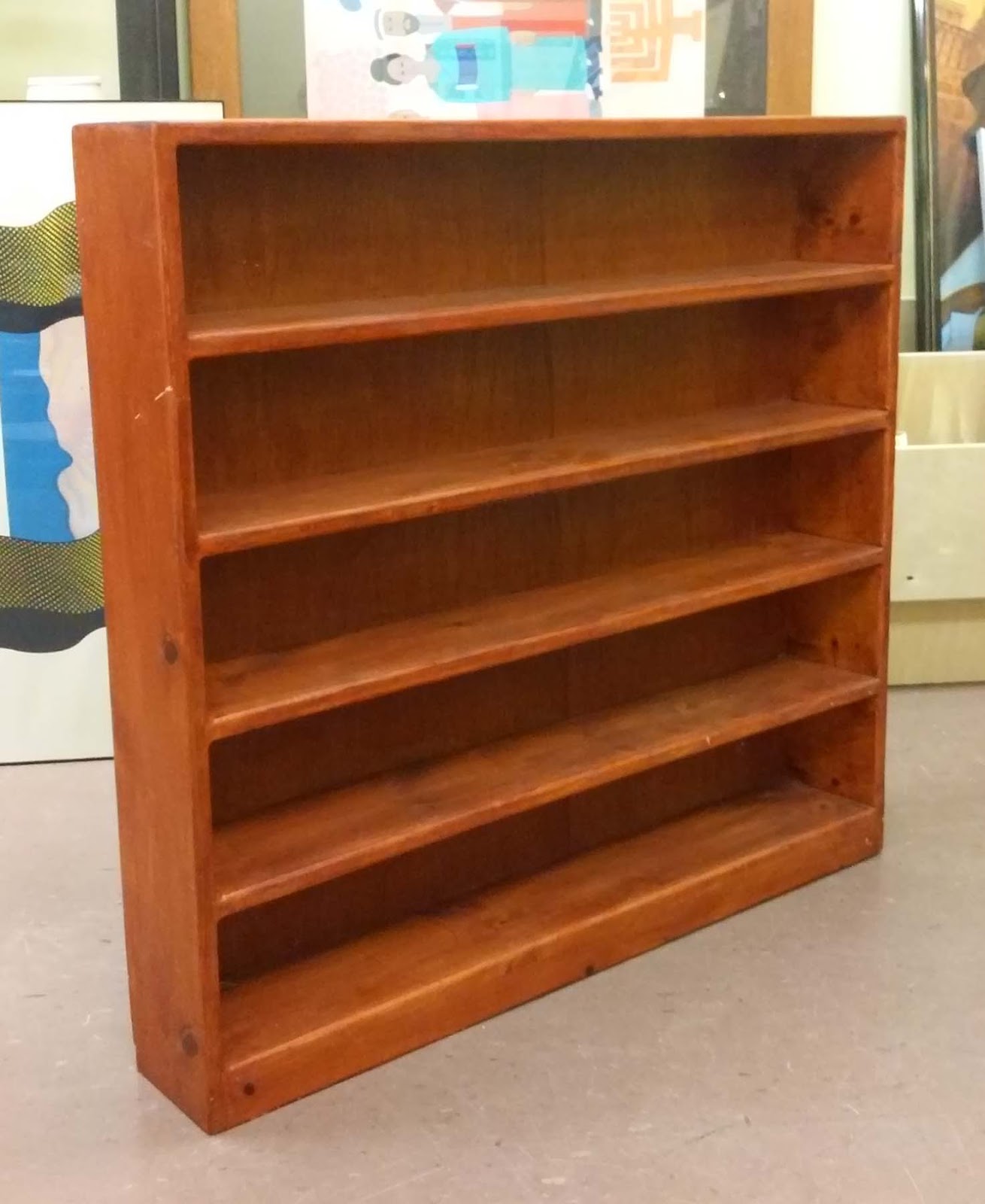 UHURU FURNITURE & COLLECTIBLES SOLD Pine CD Shelf 30