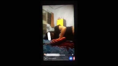 2 Photos: Woman goes live on Facebook to slash her wrist after fight with boyfriend