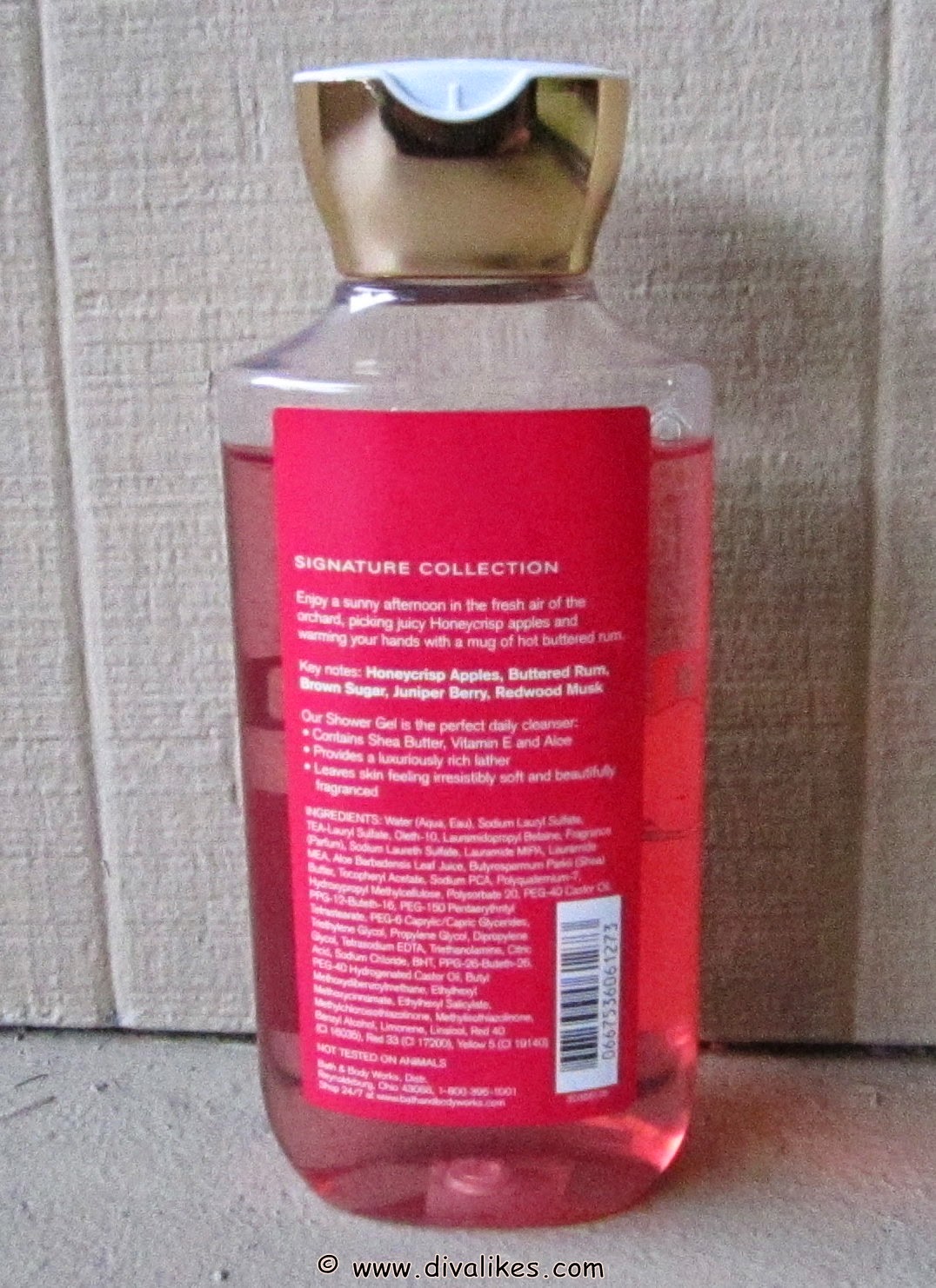 Bath & Body Works Honeycrisp Apple & Buttered Rum Orchard Shower Gel