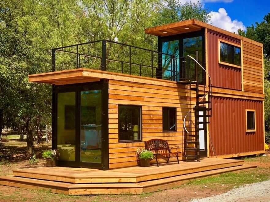 01-House-Elevation-Cargohome-Sustainable-Two-Story-Tiny-Home-Shipping-Containers-www-designstack-co