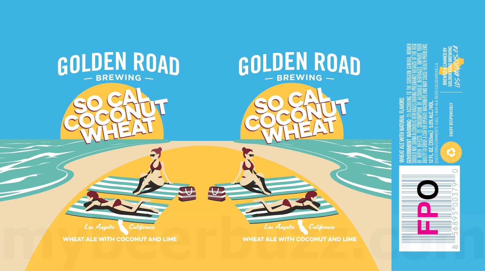 Golden Road So Cal Coconut Wheat, 329 Days Of Sun, Hefeweizen, Pineapple Cart & Balboa Blonde