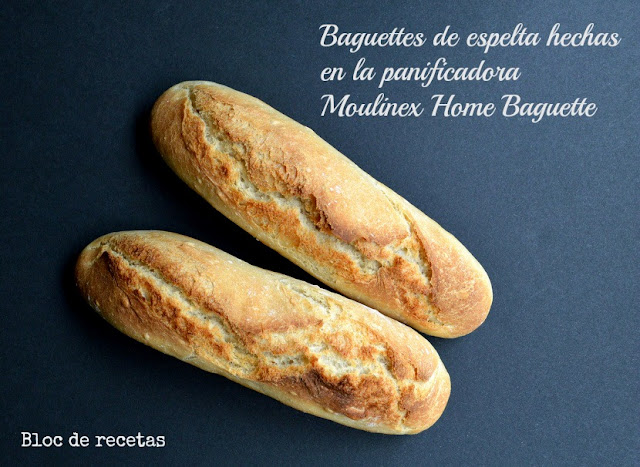 Bloc de recetas: Baguettes en panificadora Moulinex Home Baguette