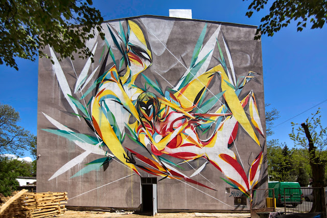 Urban Forms '15 is starting its mural season with Shida and his newest artwork on the streets of Lodz in Poland.