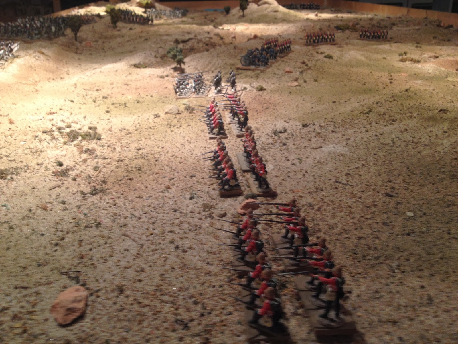 colonial wargaming Sand table wargaming
