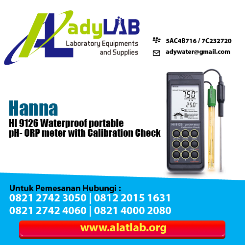 HI 9125 Waterproof, portable pH/ORP meter with Calibration Check™ 