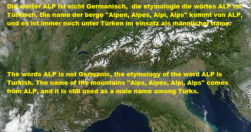 TARİH VE ARKEOLOJİ: Alp - Alpen