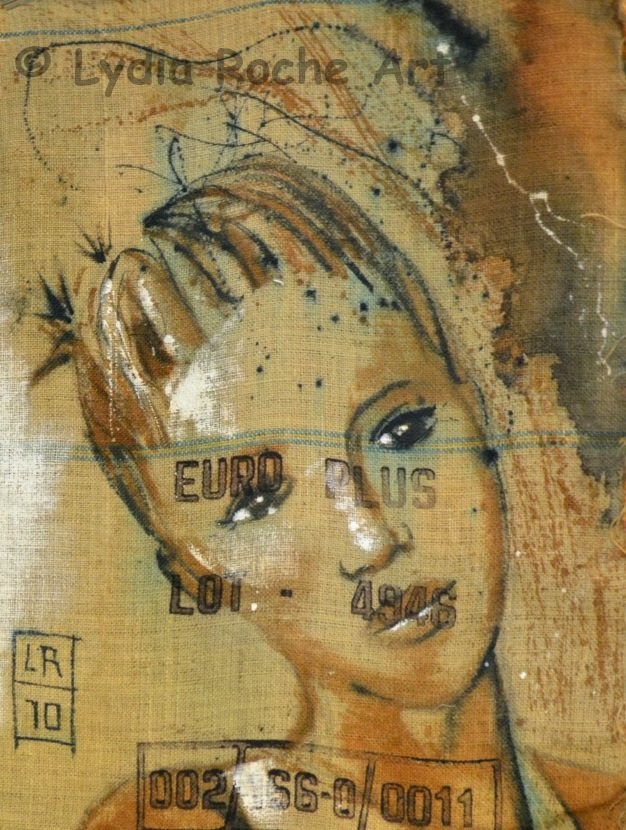 Lydia Roche Art - portrait femme Afrique art contemporain dessin ...