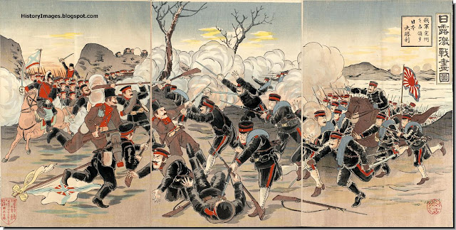 Russia Japan war 1904-5 painting