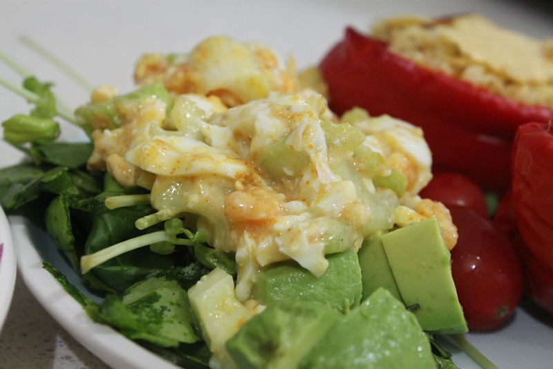 More than Words Curried Egg Celery Salad