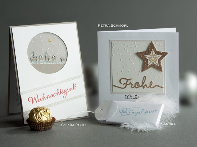 Weihnachtskarte, Christmas Card, Stampin up, Schlittenfahrt, Weihnachtliche Grußworte