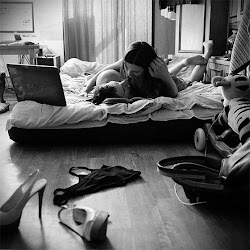 bed hug kiss romantic deep couple affection