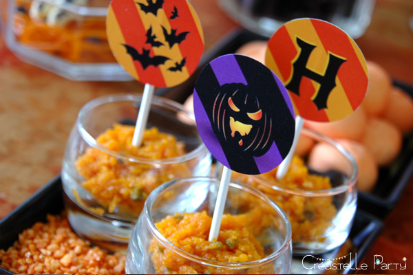 halloween sweet table - topper - halwa