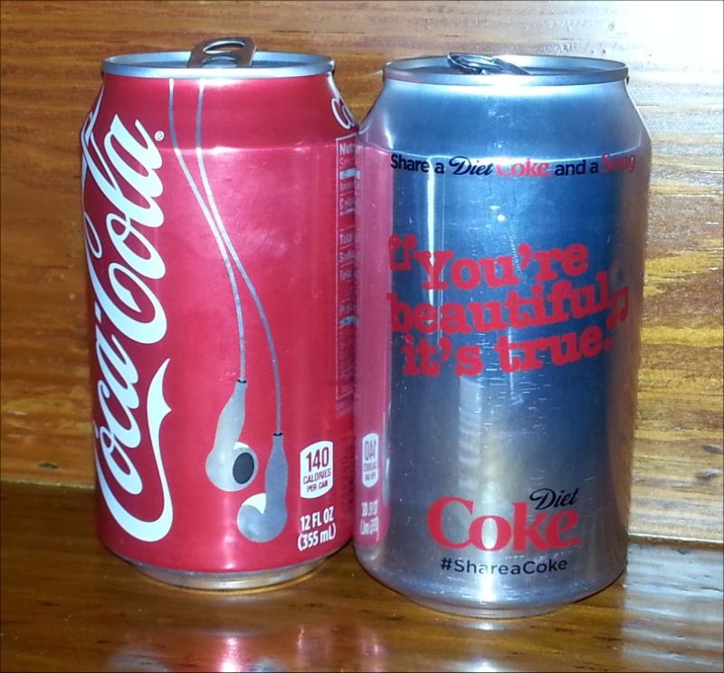 Soda Can Collection Share a Coke and a Song