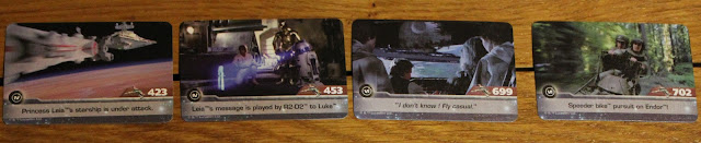 Star Wars Timeline cards