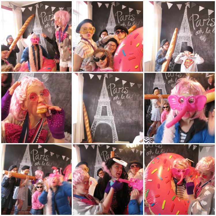 Paris Party photo booth craziness