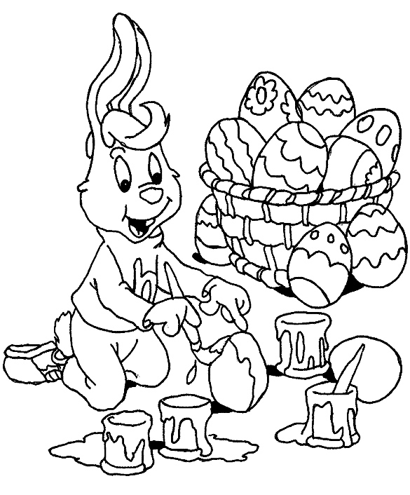 Free Coloring Pages Printable Easter Coloring Pages