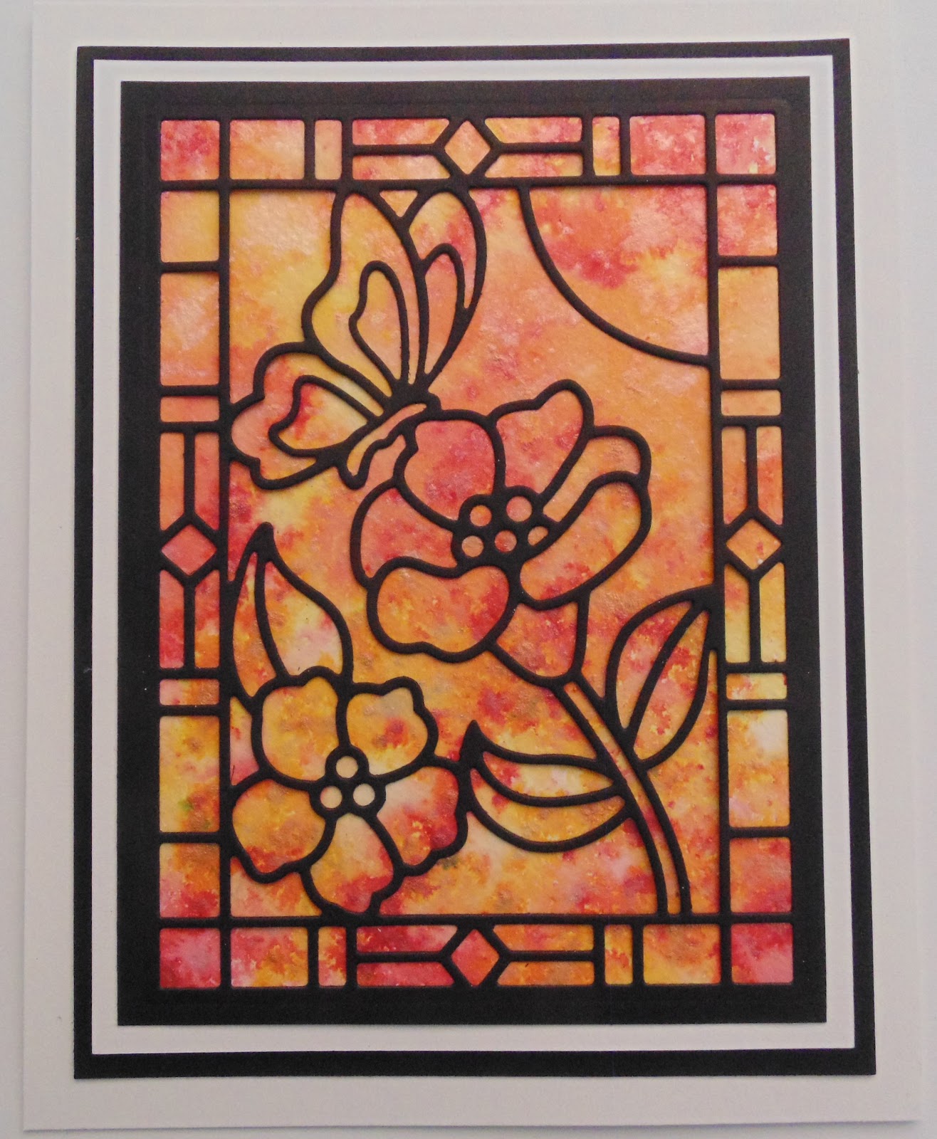 Inky Finger Zone Simple Stained Glass Window Ideas