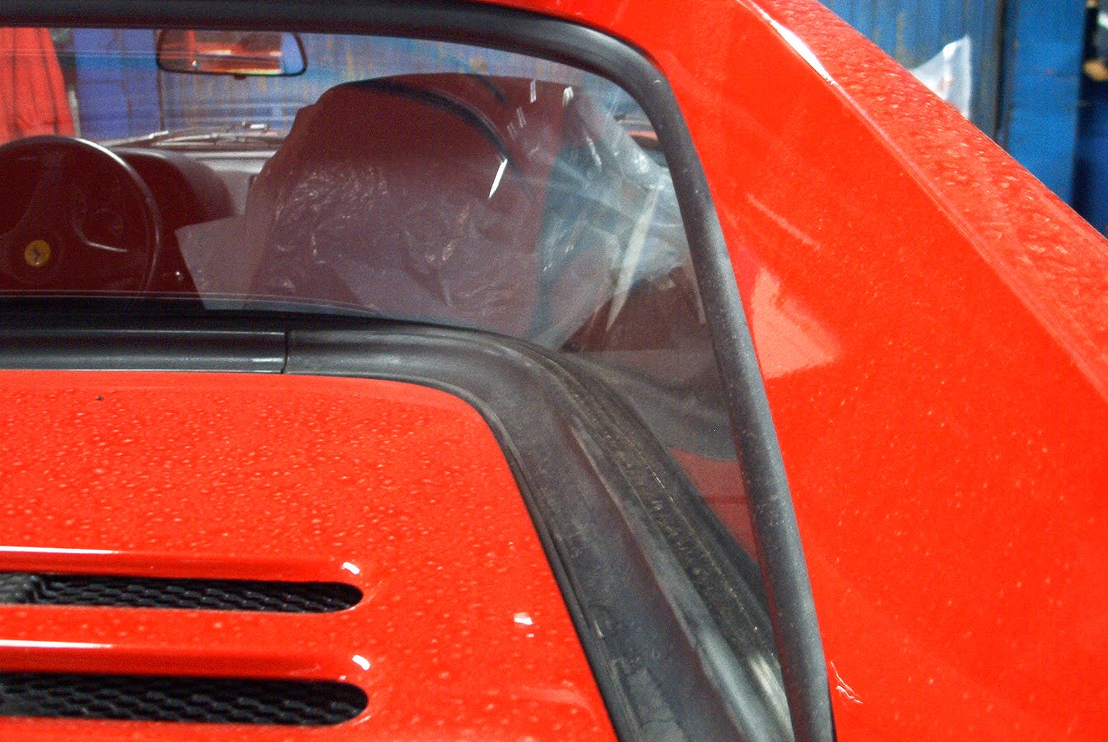 RESTORING A FERRARI F355: REAR LEXAN GLASS