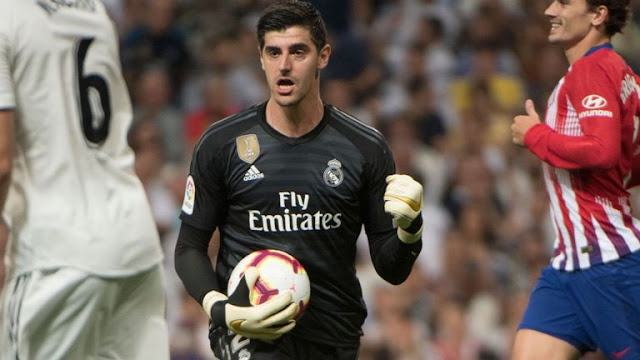 Thibuat Courtois Keeps Goal For real Madrid
