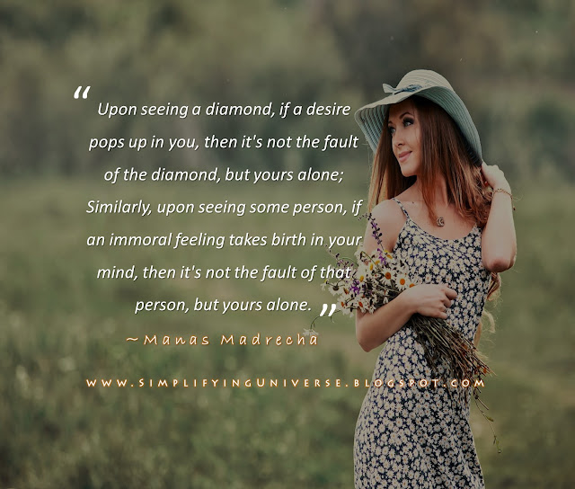 Whose Fault Is It - Manas Madrecha - Simplifying Universe Manas Madrecha, Manas Madrecha quotes, Manas Madrecha blog, self-help blog, simplifying universe, whose fault is it, diamond quotes, provoke quotes, immoral quotes, desire quotes, fault quotes, blame quotes, pass the buck, girl nature, girl nature wallpaper, girl in nature,