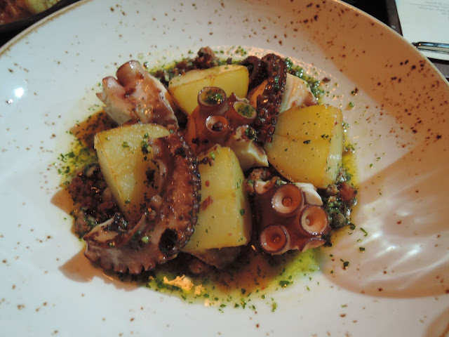 united kitchen, slow cooked octopus