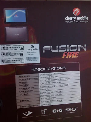 Cherry Mobile Fusion FIRE breaks out of the box