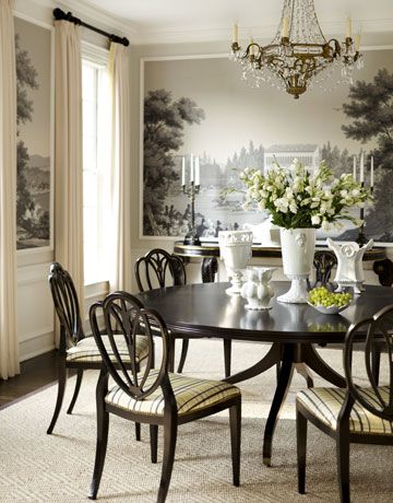 Eye For Design: Decorating With Grisaille For Soft Elegant Walls