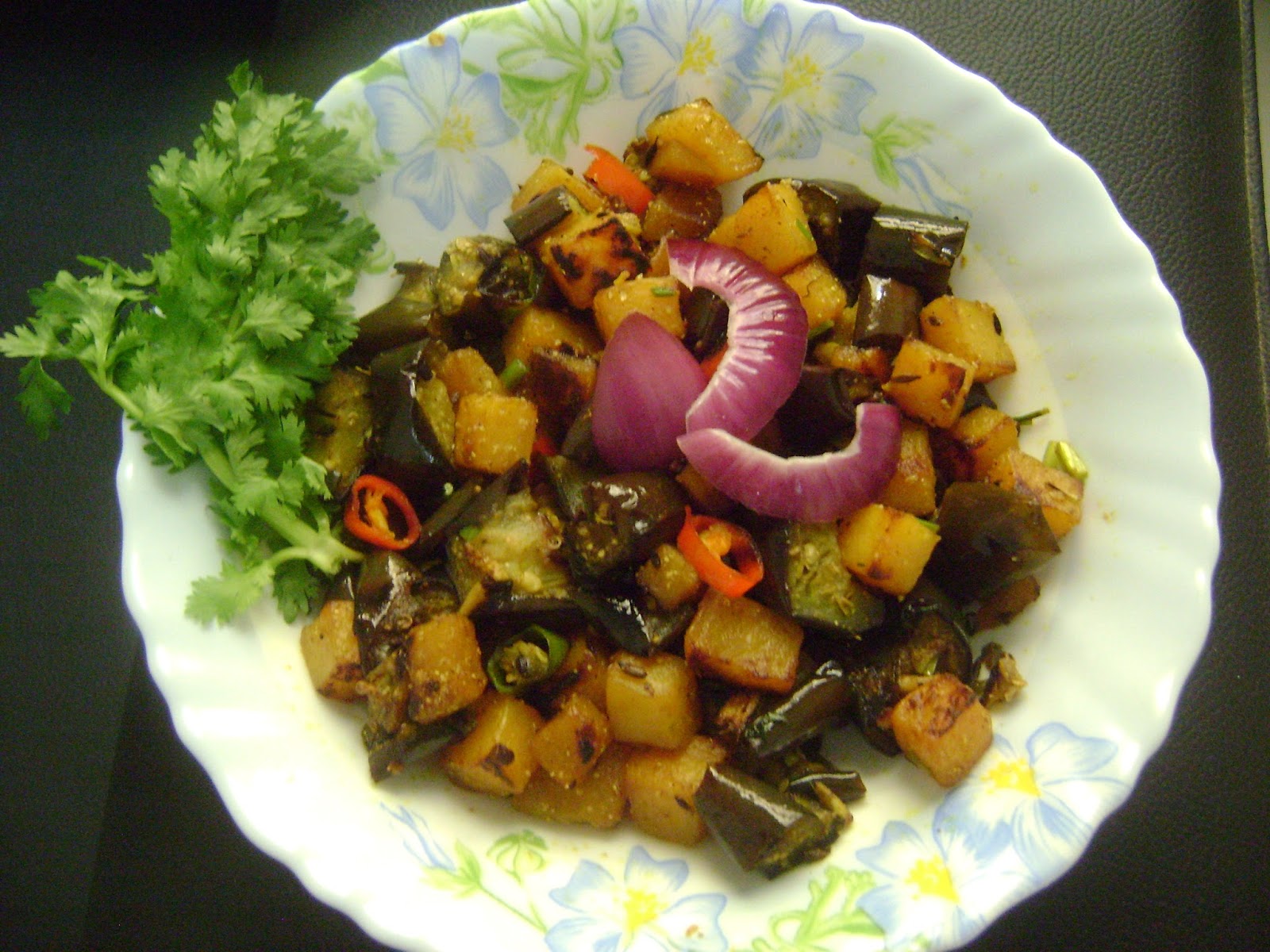 Bethica's Kitchen Flavours Sweet Potato & Eggplant Stir Fry