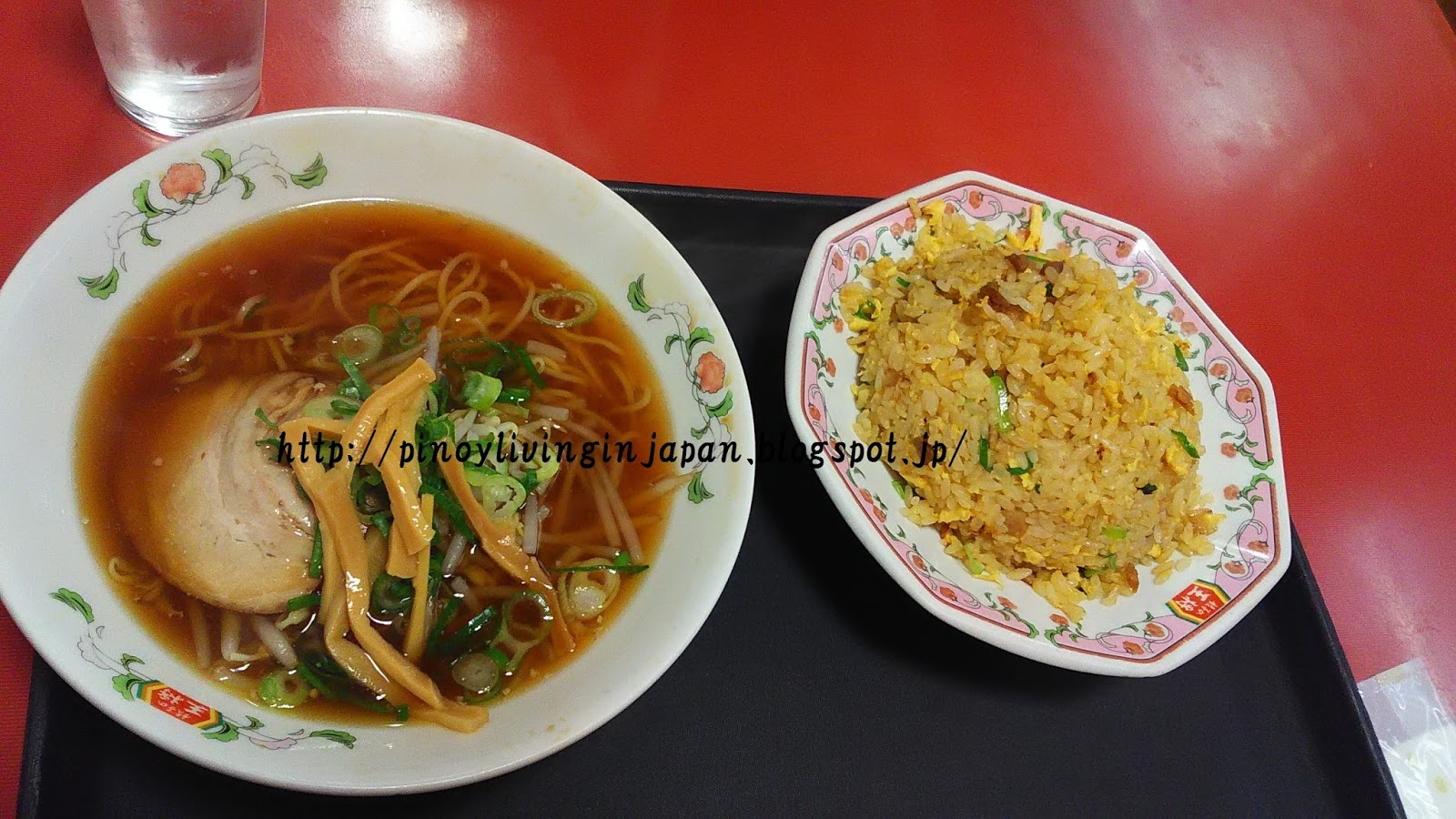 PINOY LIVING IN JAPAN Ramen with Chahan rice