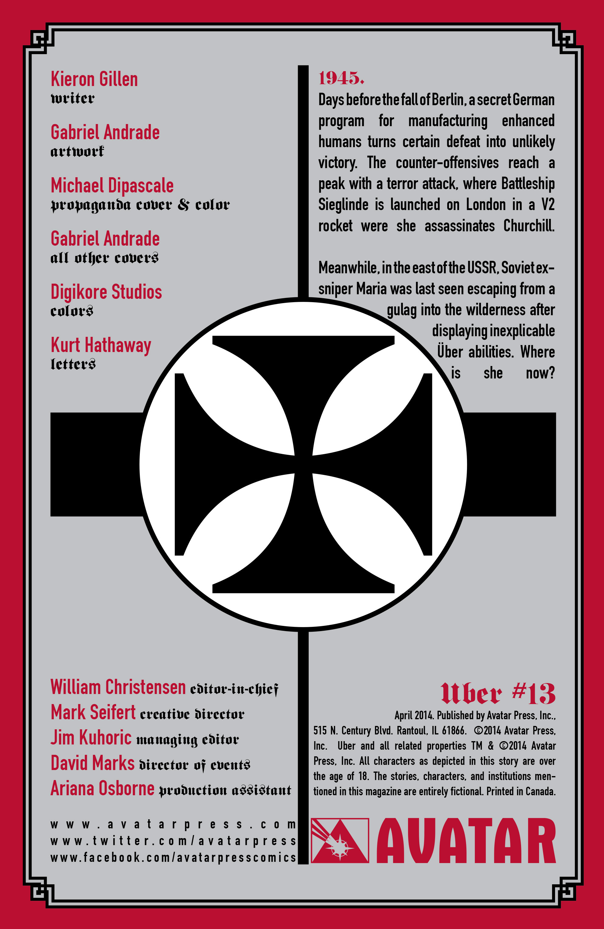 Read online Uber comic -  Issue #13 - 6