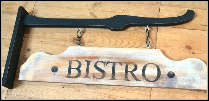 Hanging Bistro Sign