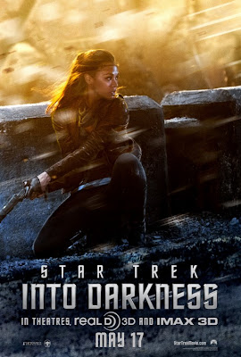 Zoe Saldana Star Trek Into Darkness Poster