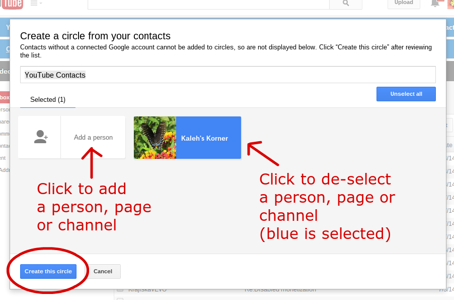 New YouTube Private Messages: old contacts, group messaging and more