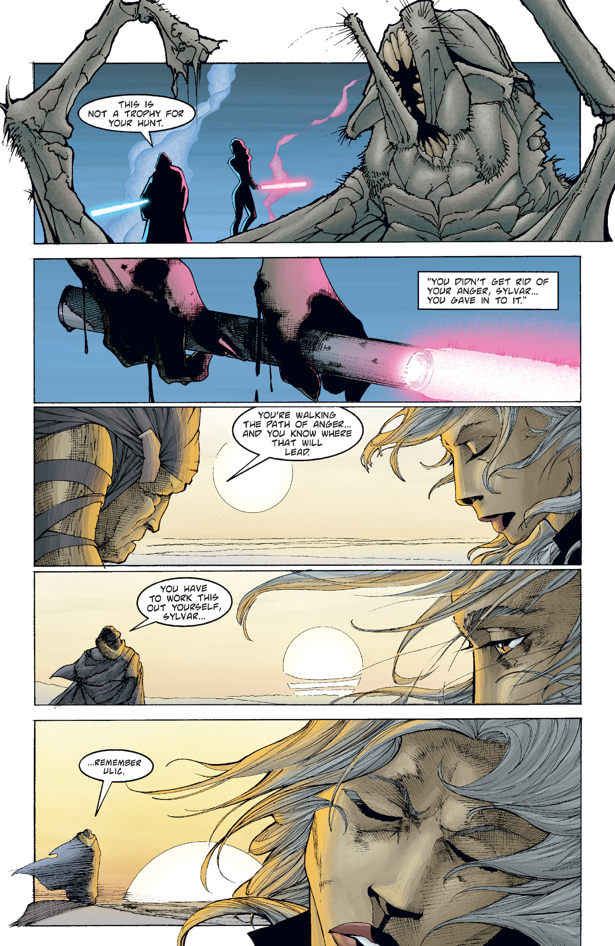 Read online Star Wars: Tales of the Jedi - Redemption comic -  Issue #3 - 21