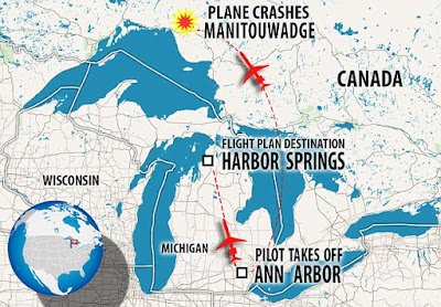 Самолет без пилот се разбива в Канада Crash4