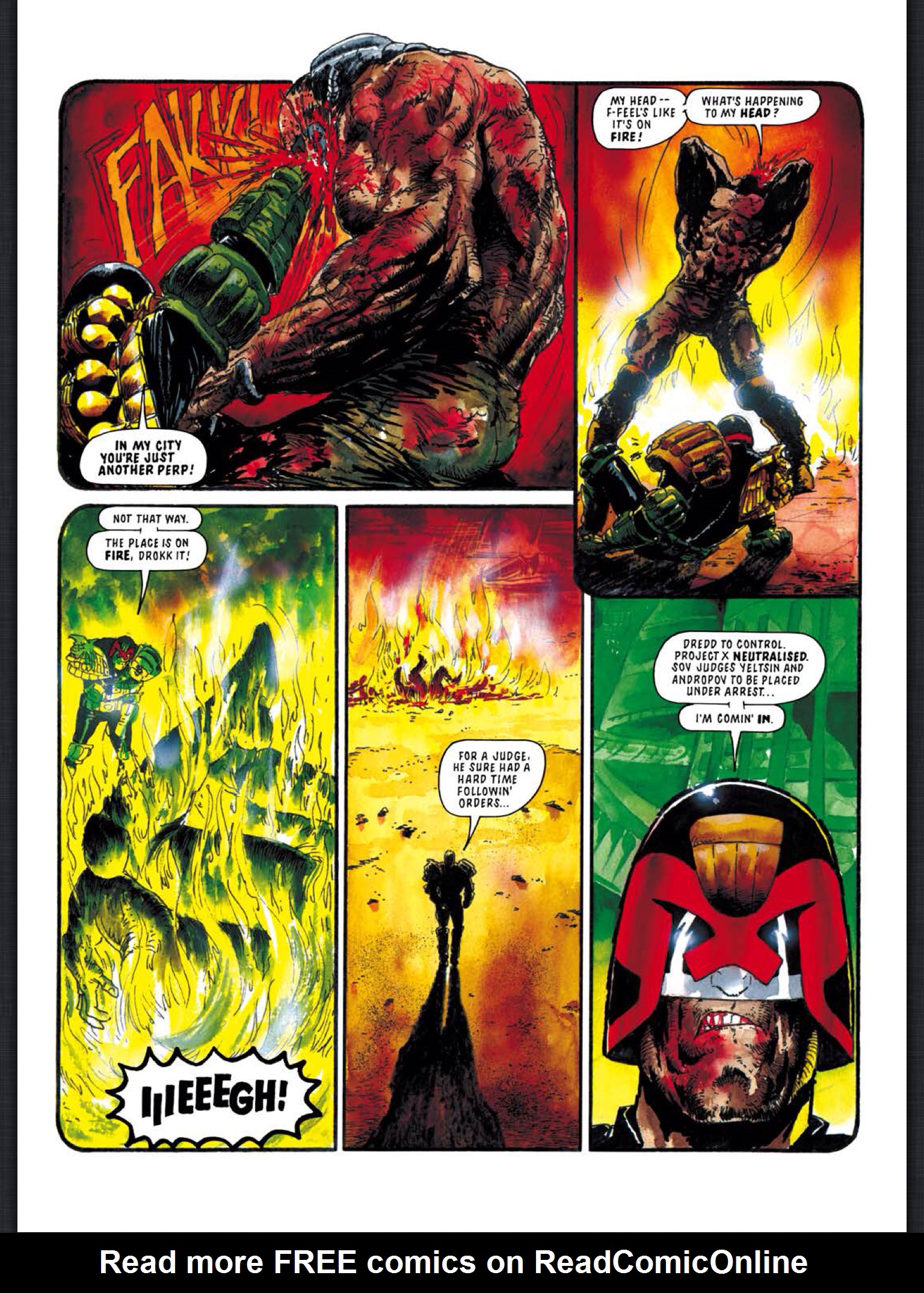 Read online Judge Dredd: The Complete Case Files comic -  Issue # TPB 20 - 100