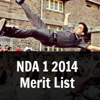 NDA 1 2014  Merit List