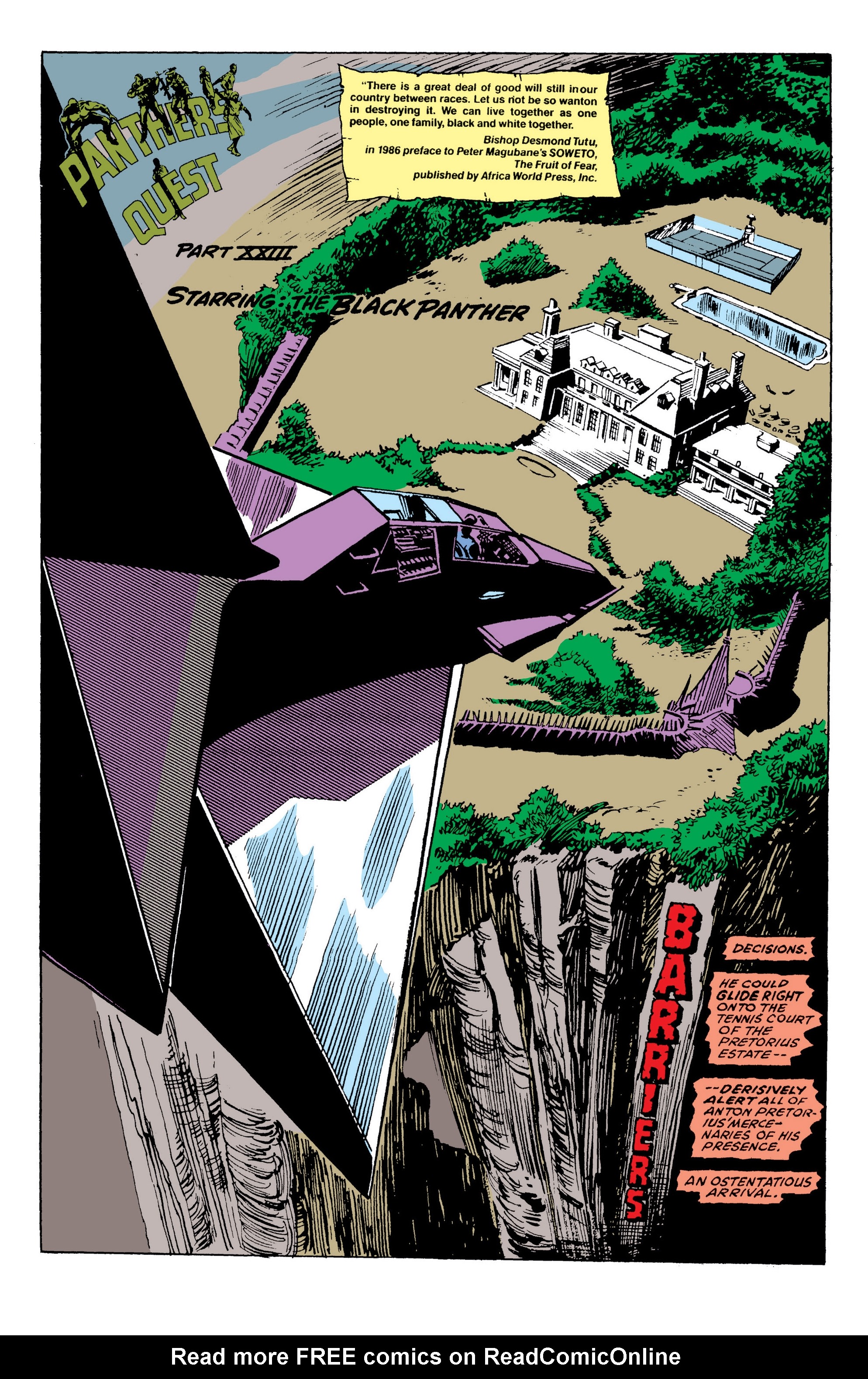 Read online Black Panther: Panther's Quest comic -  Issue # TPB - 186