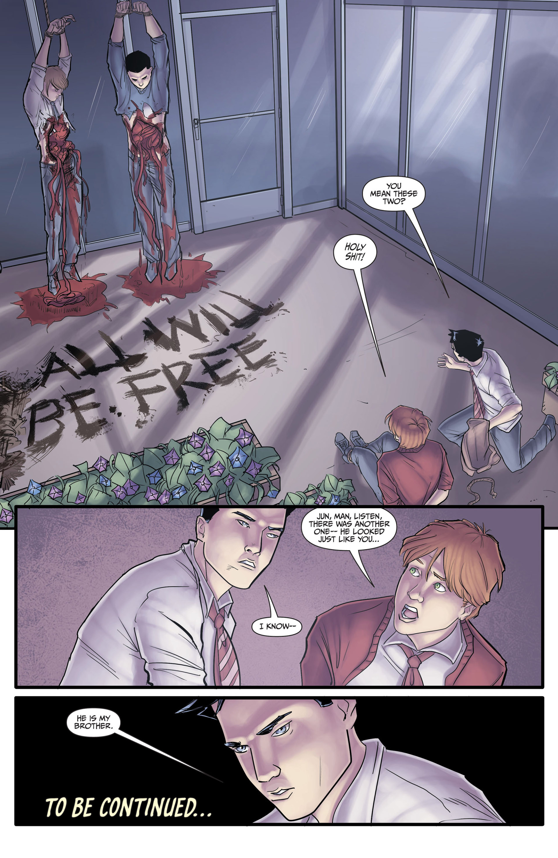 Read online Morning Glories comic -  Issue #8 - 32