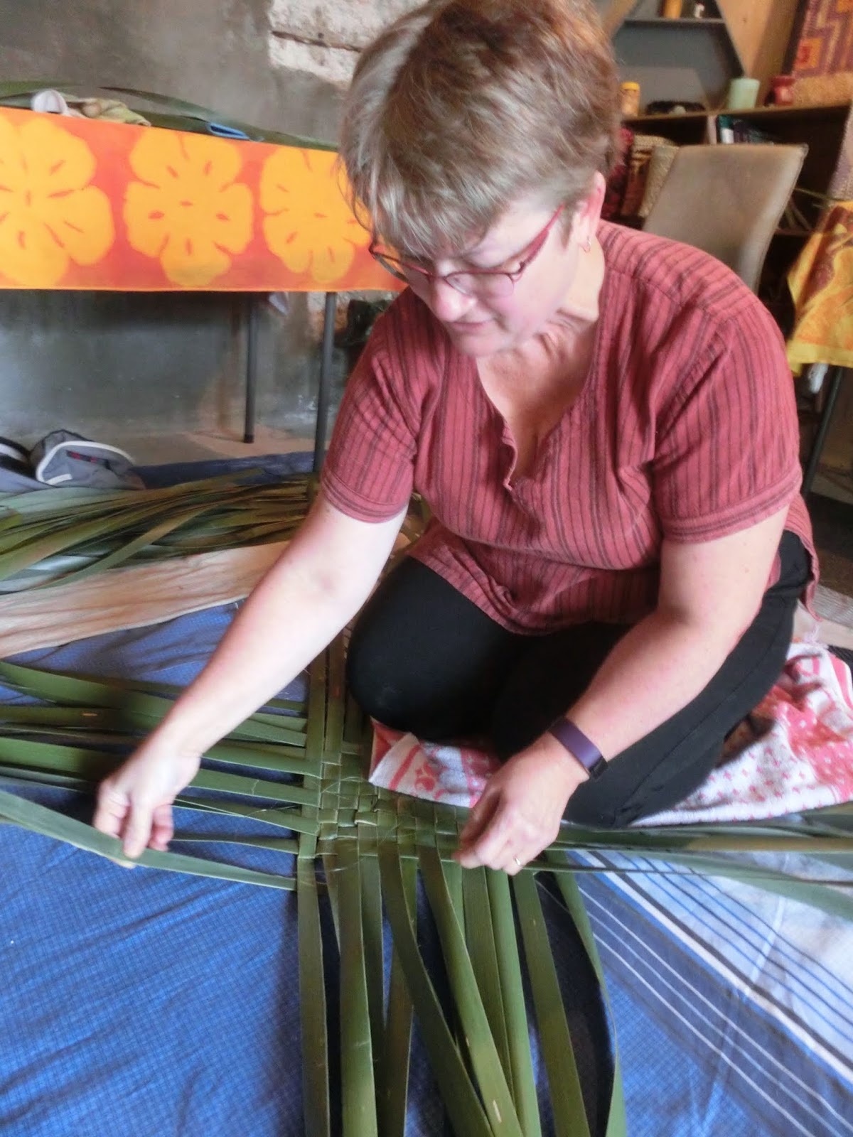 Textiles on the Edge... (of the Planet): Learning to weave with ...